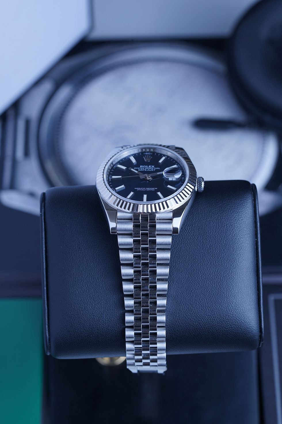 Thumbnail: Rolex Datejust 41 Blue Fluted Jubilee 2019 126334