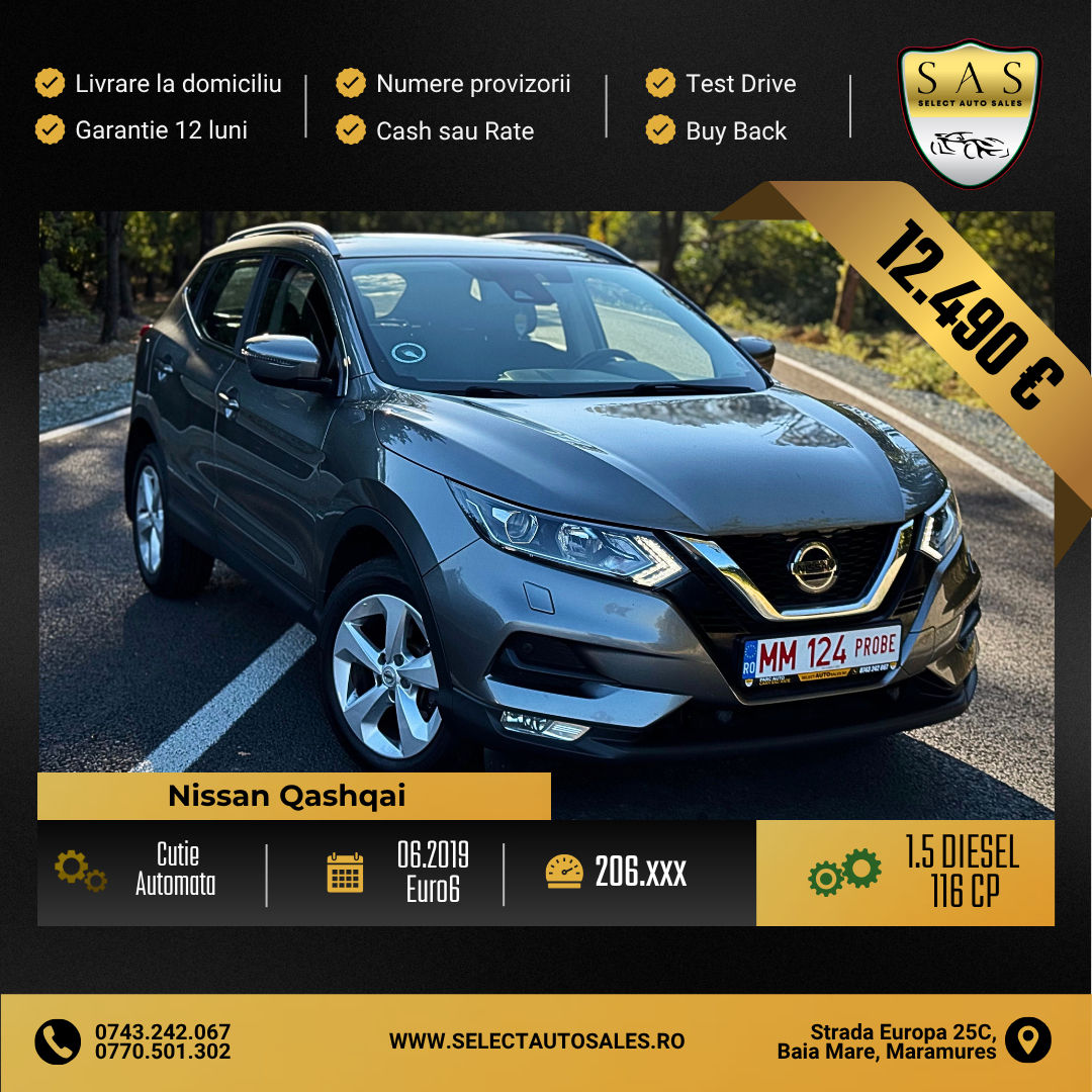 Nissan Qashqai 2019 / cutie Automata / 1.5 DCi