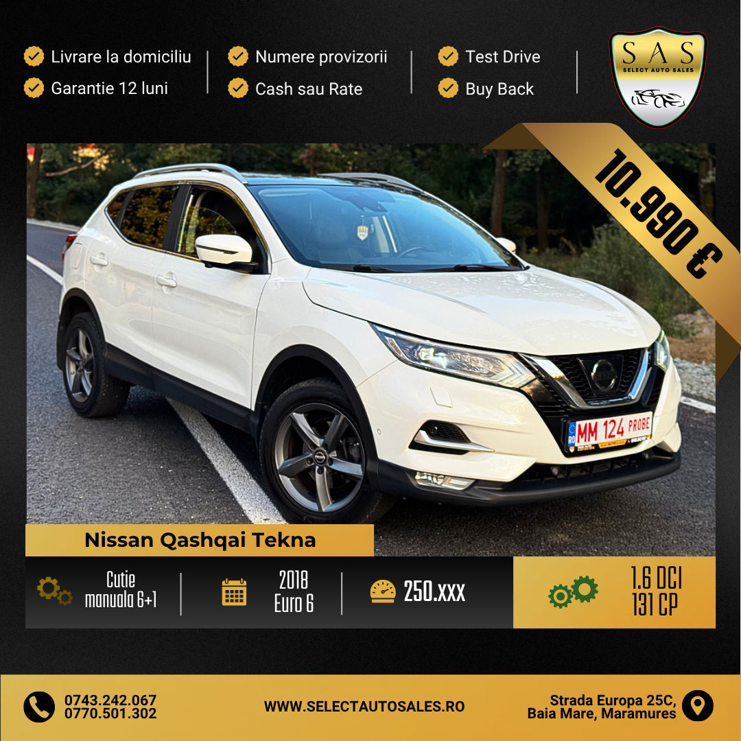 Nissan Qashqai Tekna / 2018 / 1.6 DCi