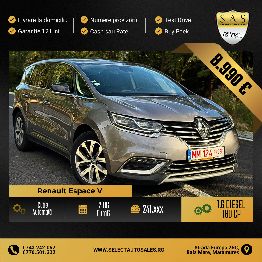 Renault Espace Intens/ 4 control / 7 locuri / Automat