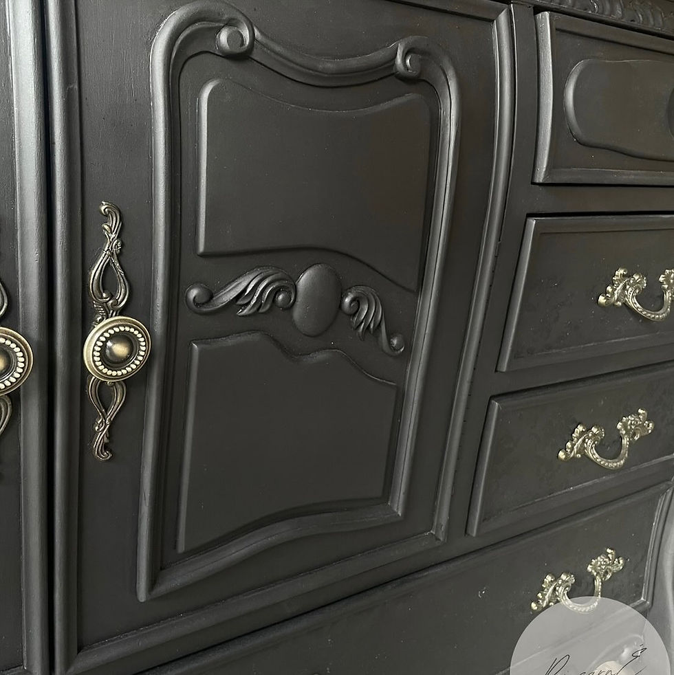 Thumbnail: "Noir Baroque" Vintage Dresser