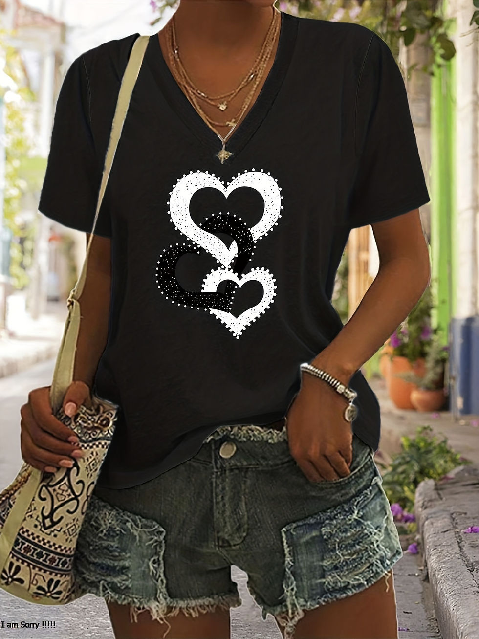 Thumbnail: Summer women's short sleeved V-neck loose Modal T-shirt top short sleeved comfor