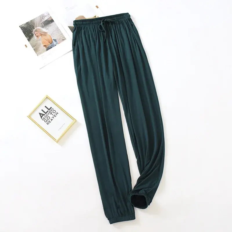Thumbnail: Japanese new style home service ladies pants spring and summer thin modal loose 