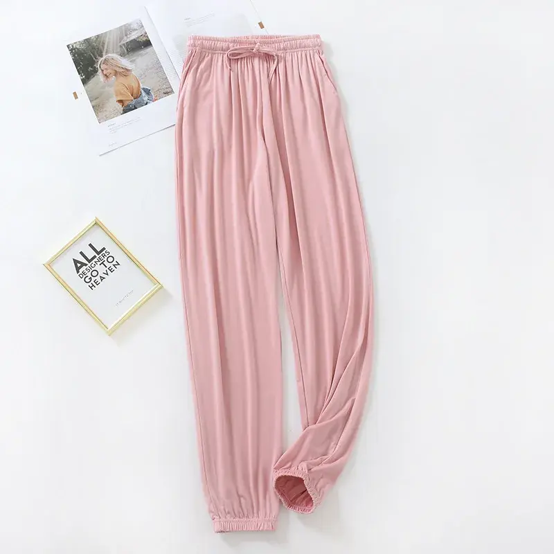 Thumbnail: Japanese new style home service ladies pants spring and summer thin modal loose 