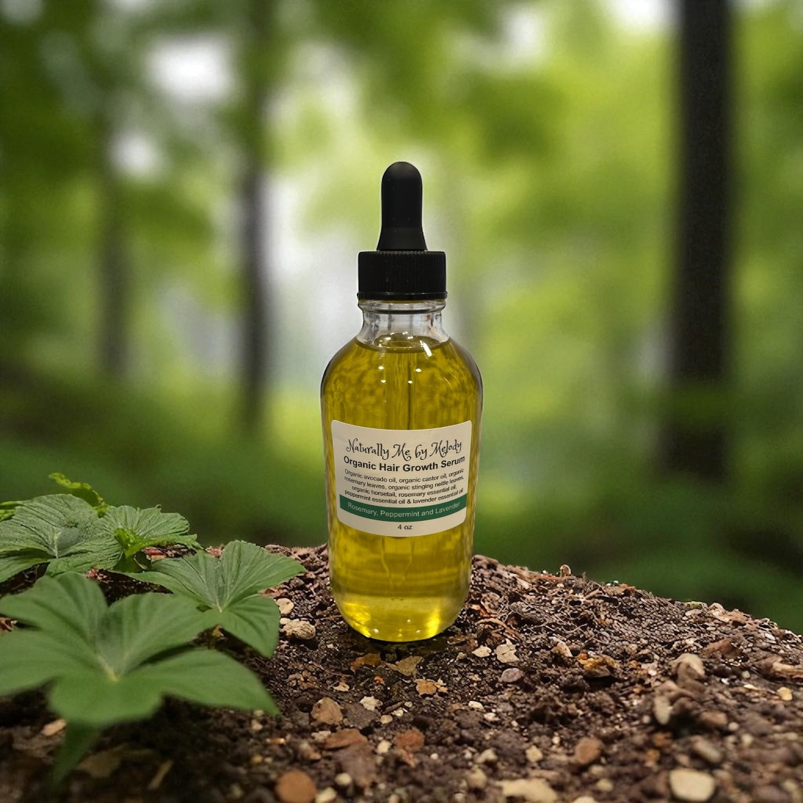 Organic Hair Growth Serum for thinning hair and scalp nourishment.
