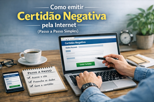 Como emitir certidão negativa pela internet (passo a passo simples)
