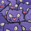 Thumbnail: Spooky Trio Bro Gengar: Iron-on Embroidered Patch, Pin & Keychain