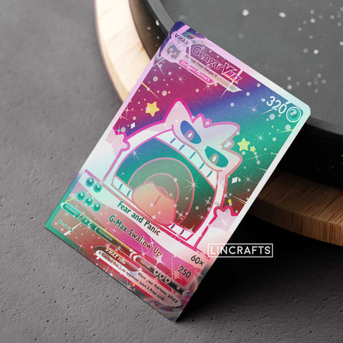 pokemon gigantamax cards M Charizard EX Gmax Vmax Ex Card VMAX rule Gigantamax Pokemon: Custom Holographic Card