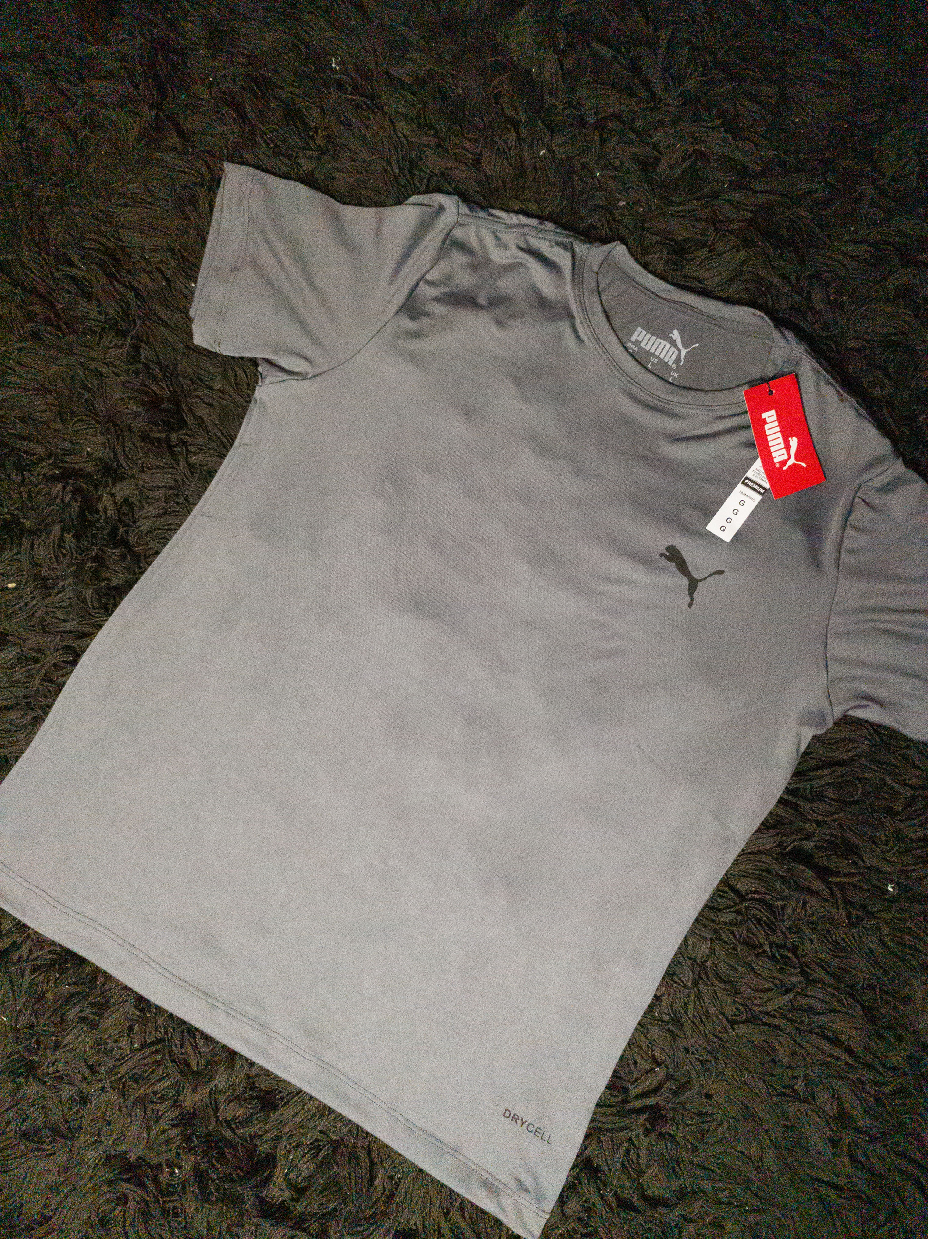 Camisa Dry fit- puma cinza