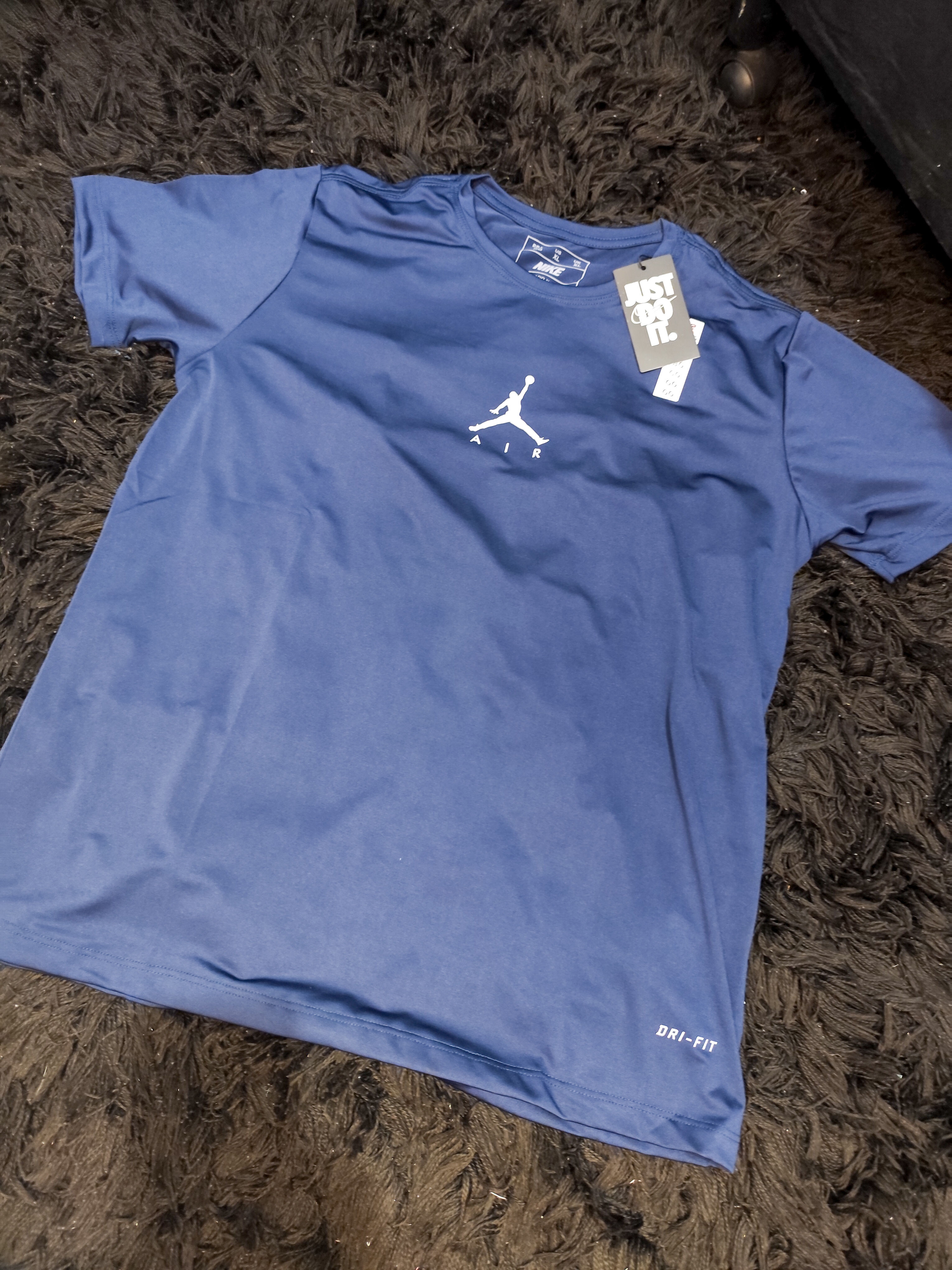 Camisa Dry fit- Nike Air Jordan Azul 