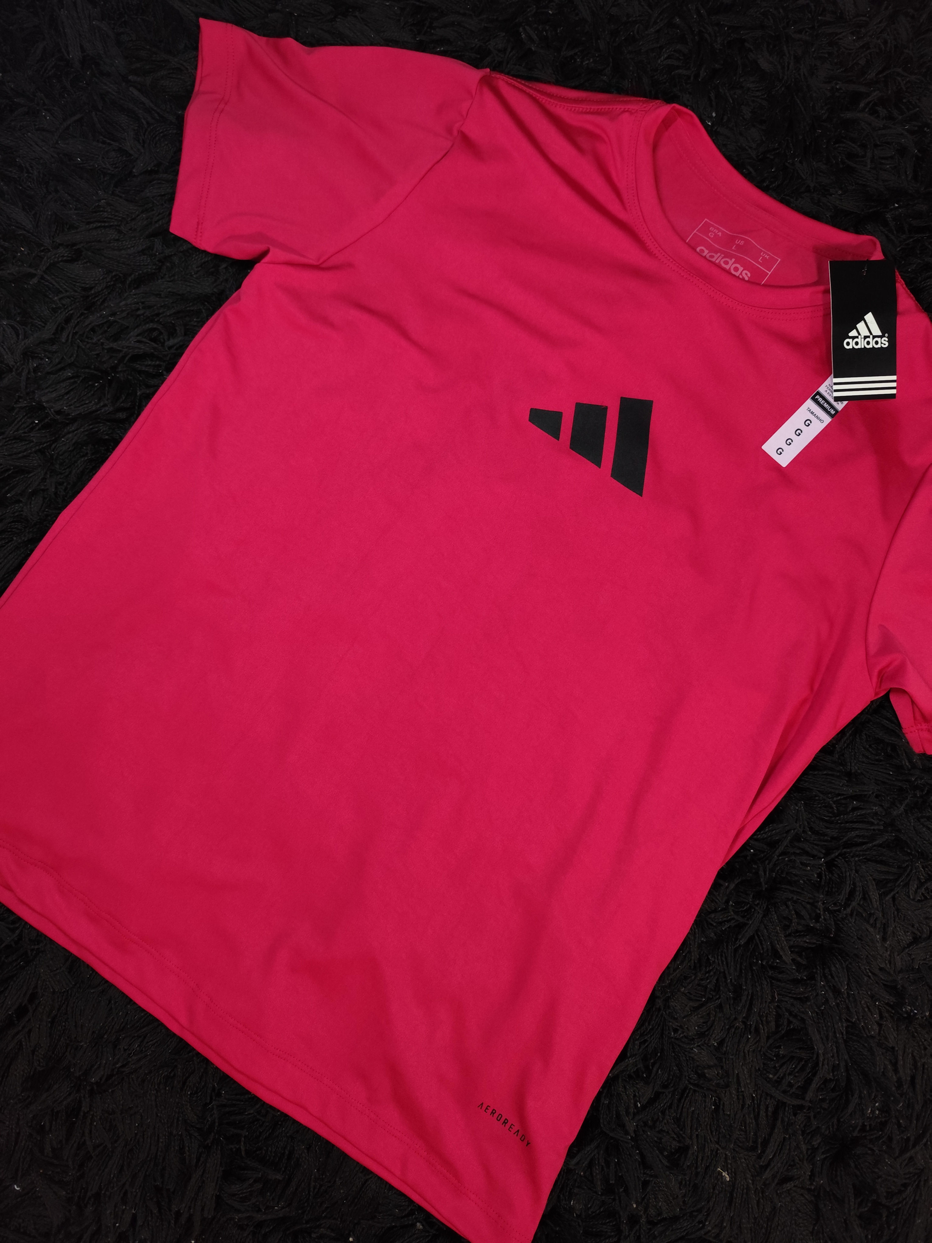(PRONTA ENTREGA)Camisa Dri fit Adidas vermelha