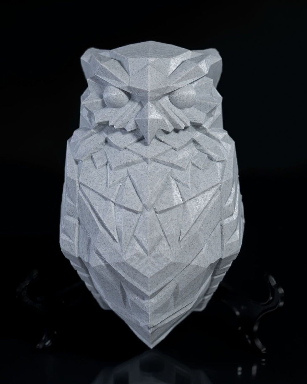 Thumbnail: Owl Night Light – 3D Printed Low-Poly Animal Lamp