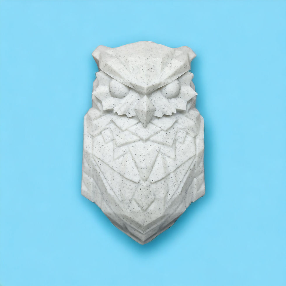 Thumbnail: Owl Night Light – 3D Printed Low-Poly Animal Lamp