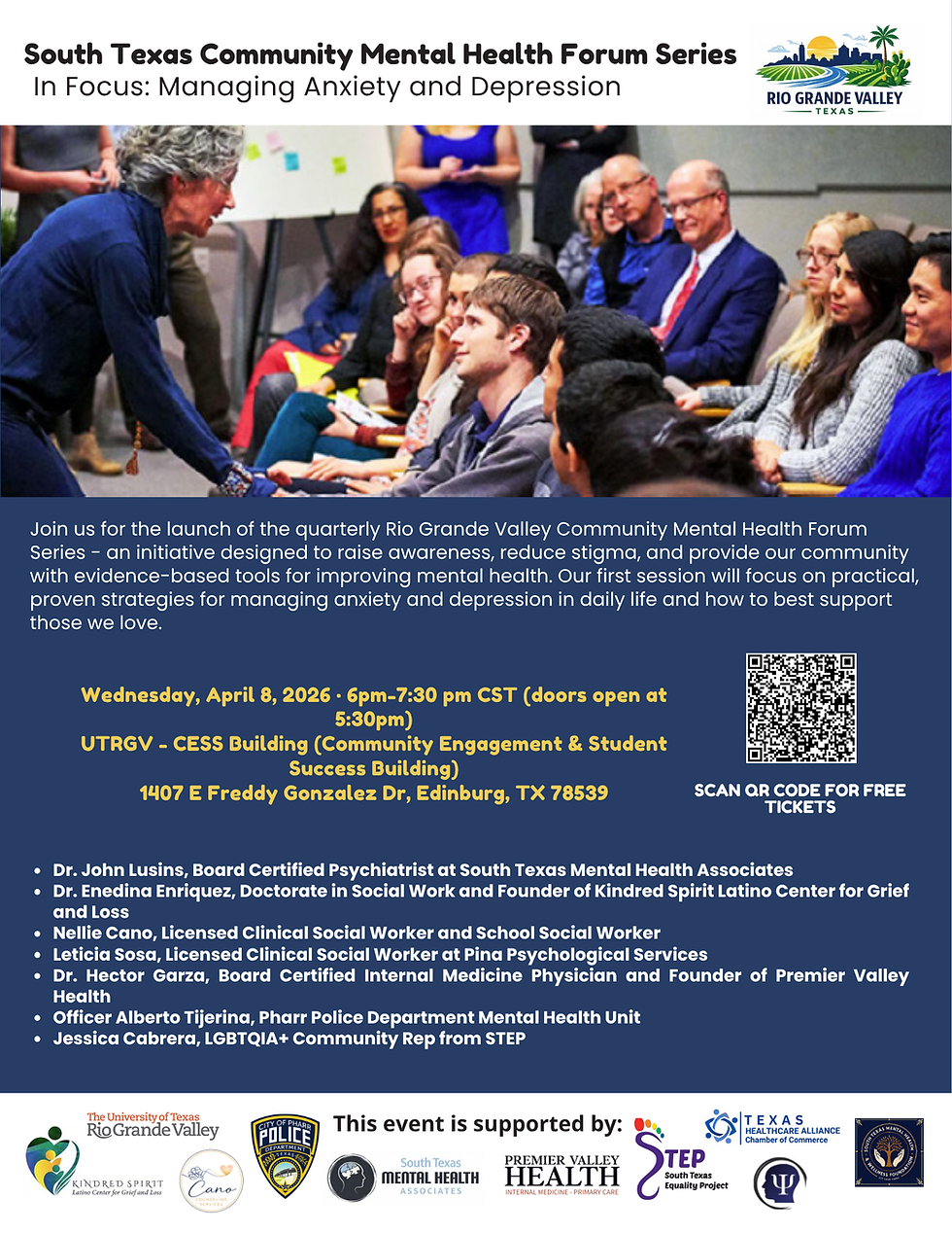 Rio Grande Valley Community Mental Health Forum