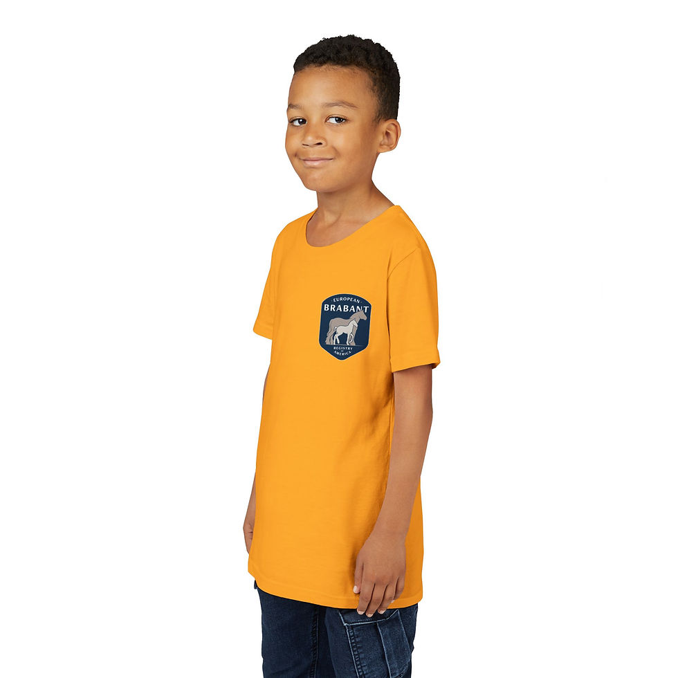 Thumbnail: Brabant Horse Youth Tee - European Registry Design