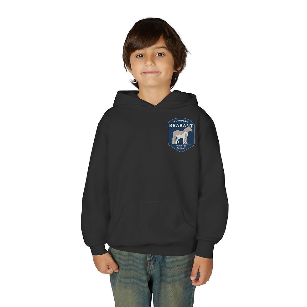 Miniatura: Brabant Youth Hooded Sweatshirt - Cozy Animal Lover Pullover