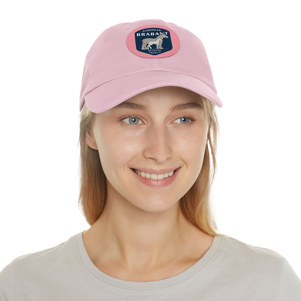 Miniature : EBRA Logo Hat with Leather Patch (Round)
