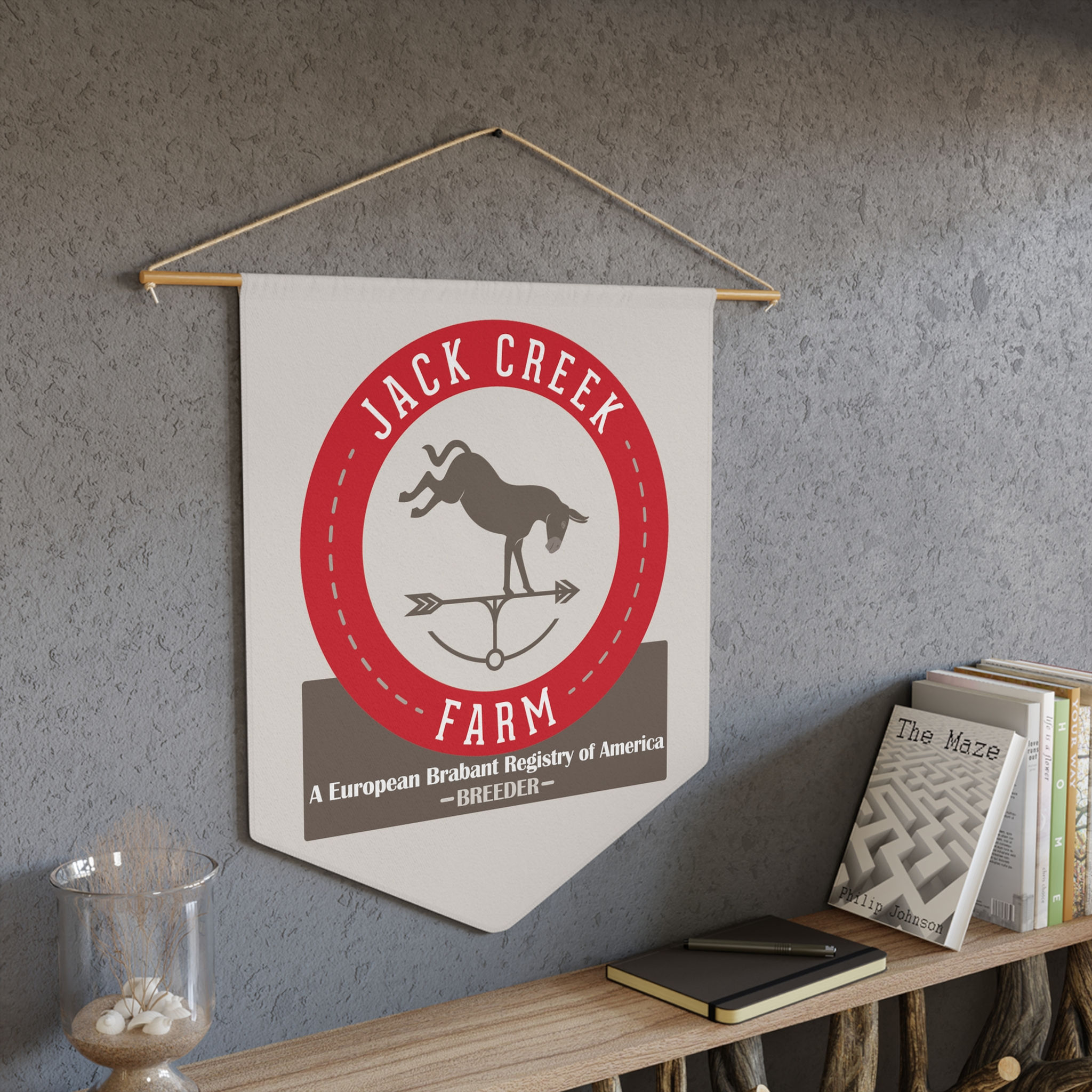 JCF Brabant Horse Pennant Banner