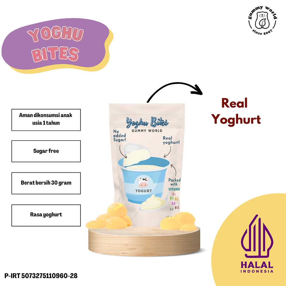 Sugar Free Vitamin Gummy (Yoghurt)