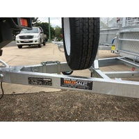 Thumbnail: 8 x 5 ft Ultra-Premium Hi-Side Heavy Duty Tilting Box Trailer with Ramp