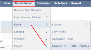 Restoring Previous Versions in Advanced PDF Templates in NetSuite