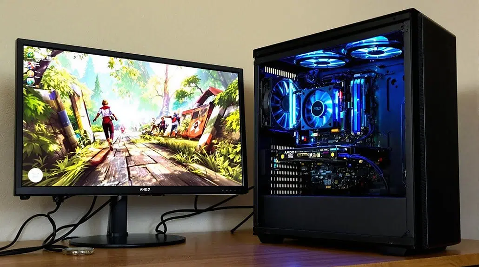 budget pc gaming setup 1080p