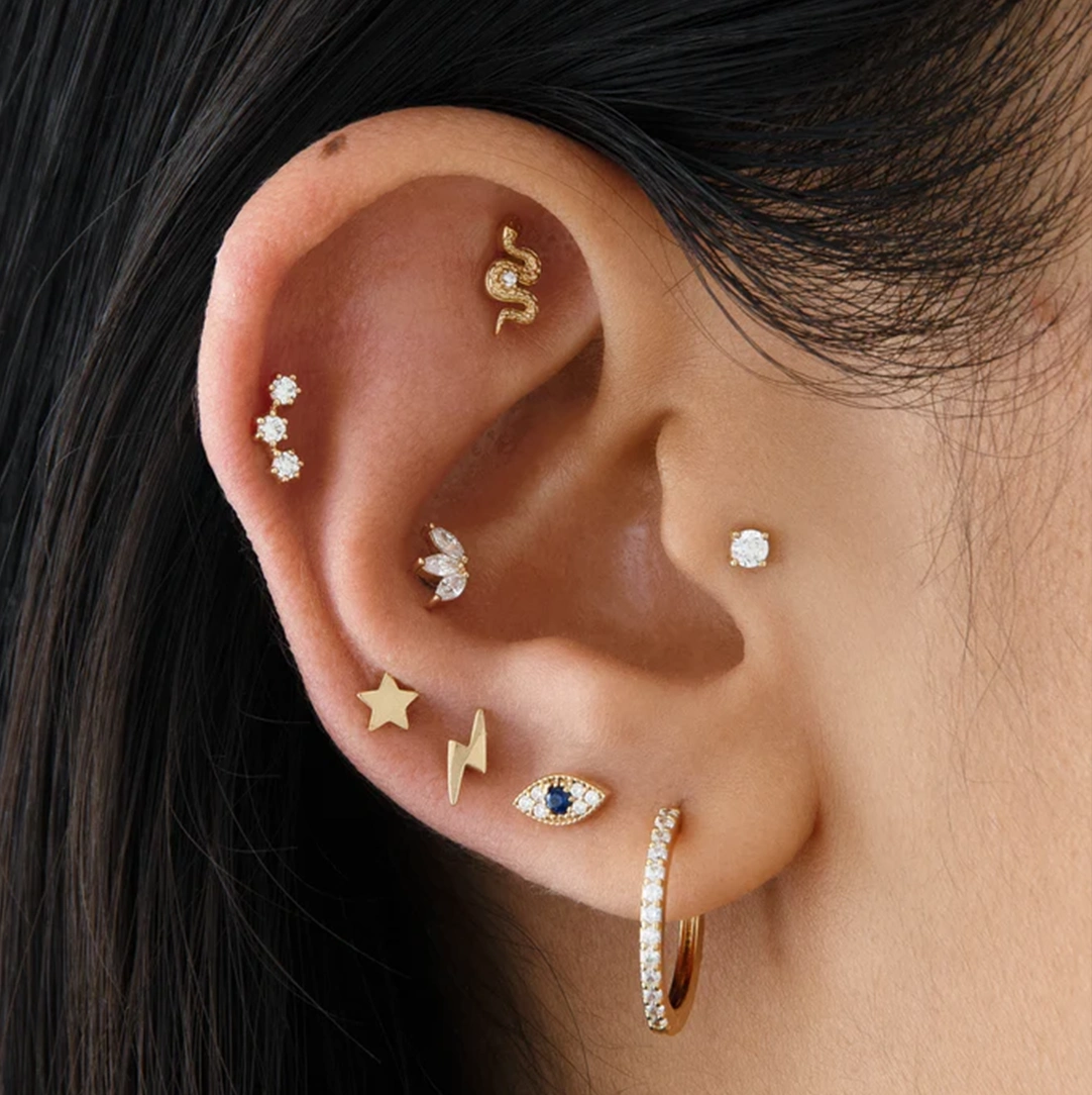 Curated Ear piercing