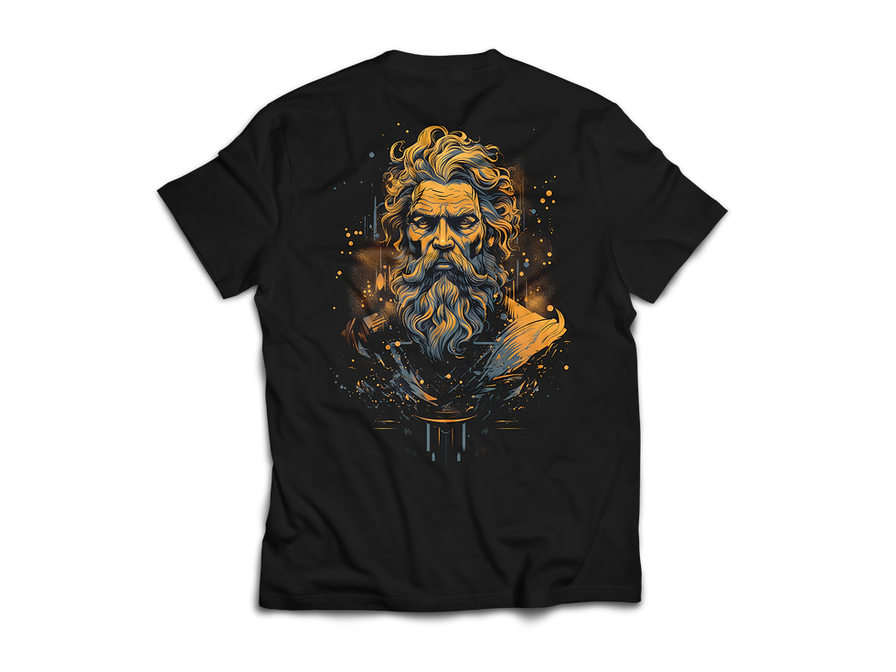 Küçük resim: Zeus Tasarımlı T-shirt