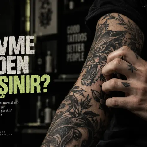 İyileşme sürecinde kaşınan dövme – Freak Tattoo Beşiktaş İstanbul