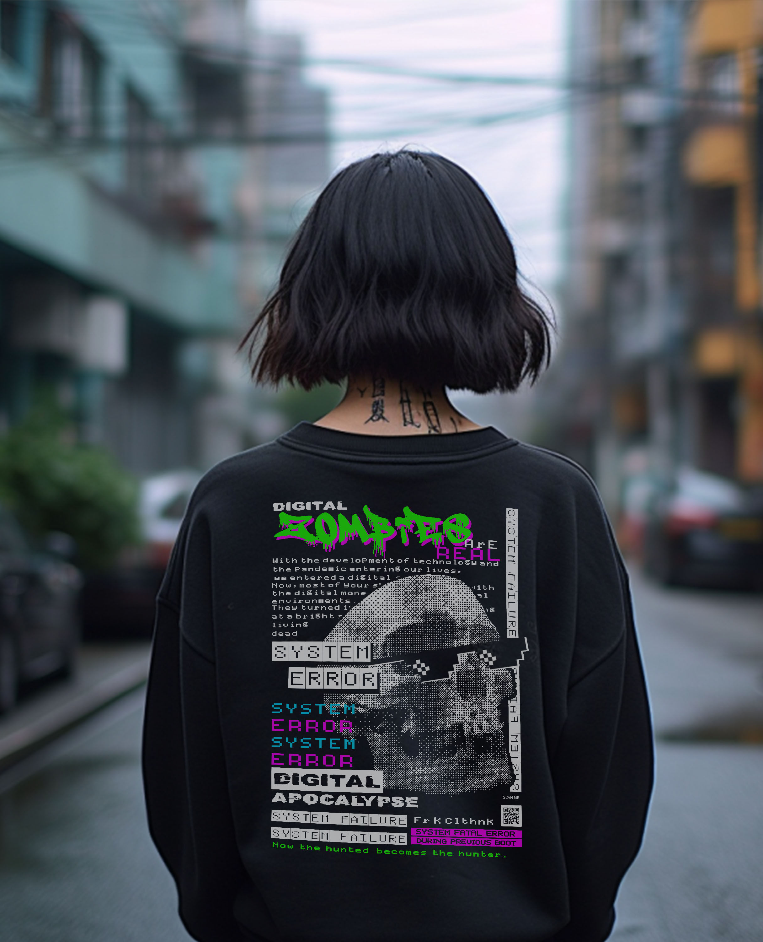 Digital Zombie sweatshirt