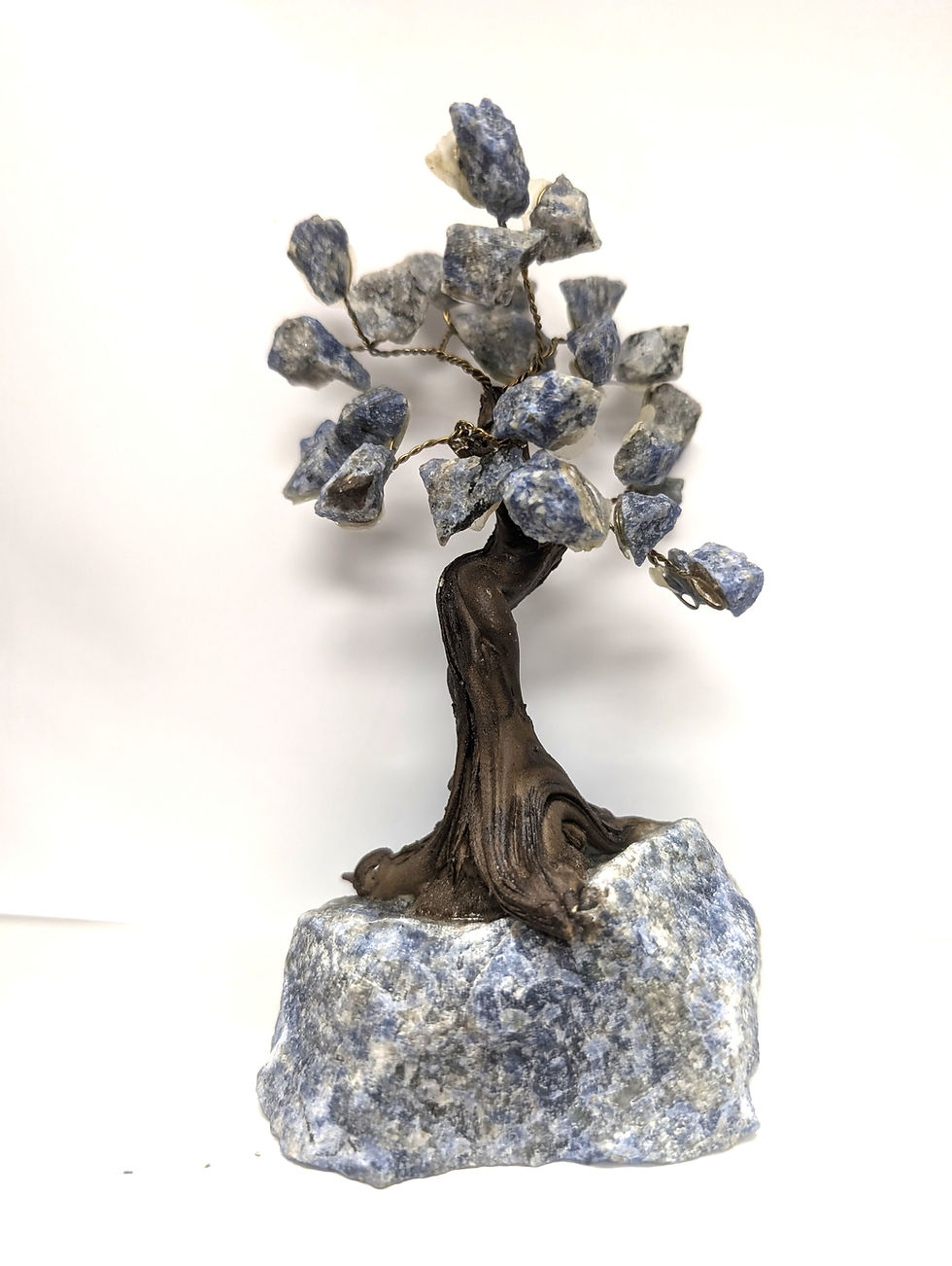 Thumbnail: Sodalite Natural Raw Stone Tree 6in - Unique Natural Stone with Tree Design