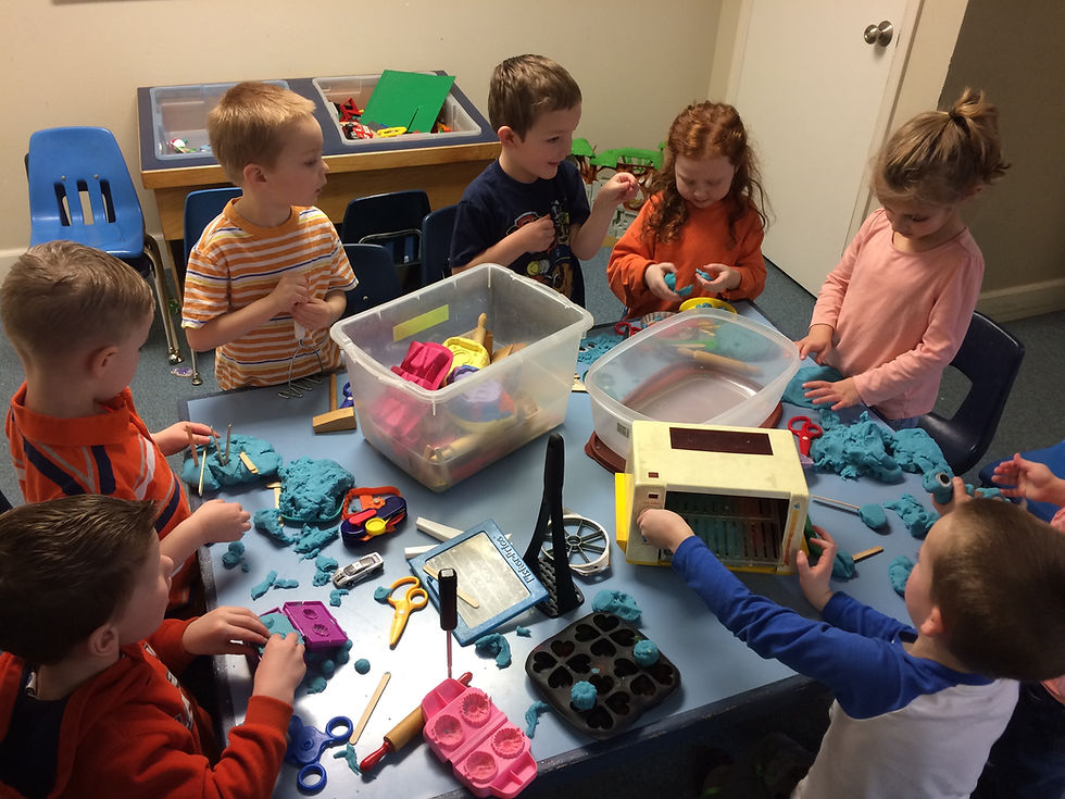 PLAY DOUGH IS OUR FAVORITE!