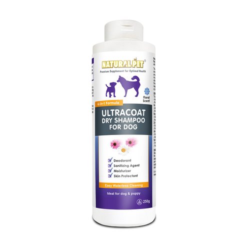 Natural Pet Ultracoat Dry Shampoo For Dog Natural Pet