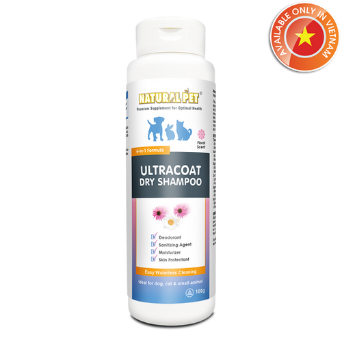 Natural Pet Ultracoat Dry Shampoo (VN) Natural Pet