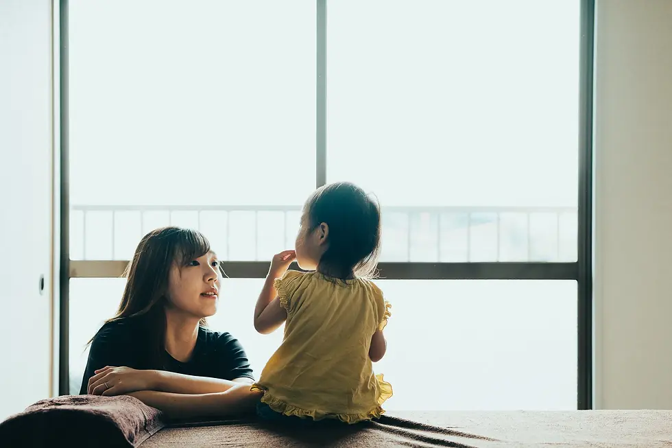 小児とママ