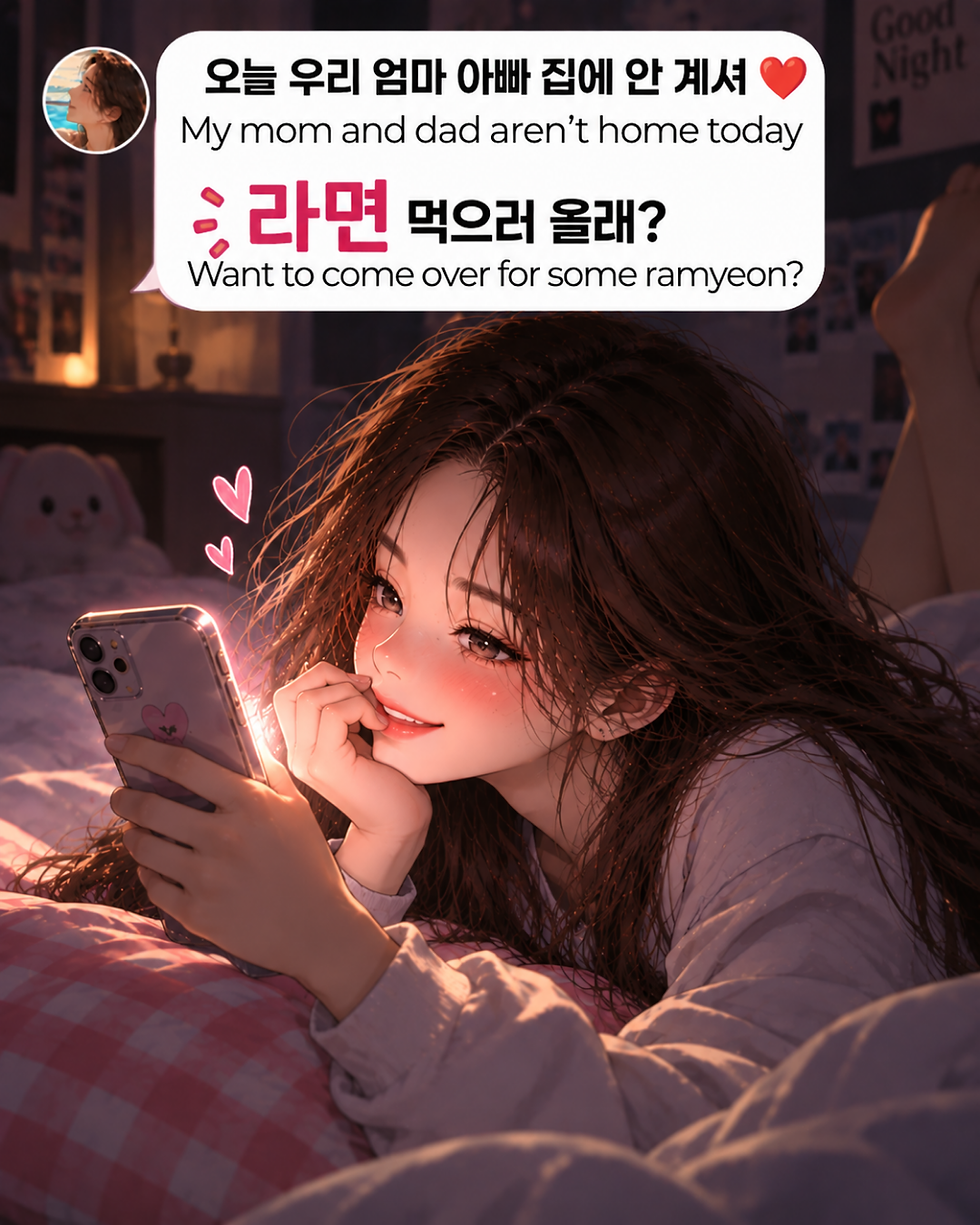 Why Did He Run? What “라면 먹고 갈래?” Teaches Us About Learning Korean Through Context