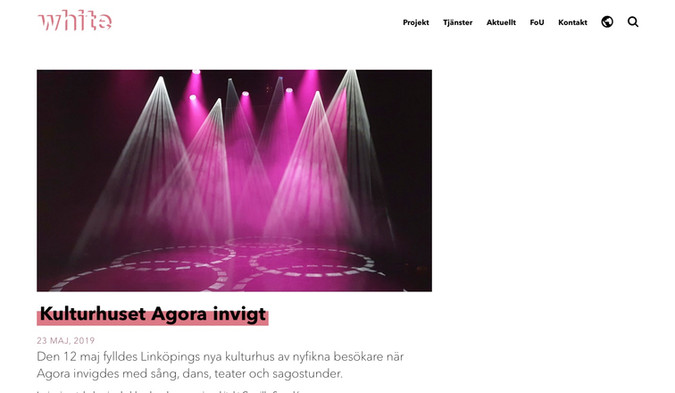 Artikel - White arkitekter