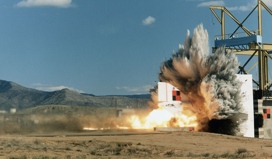 Movie Set Explosion