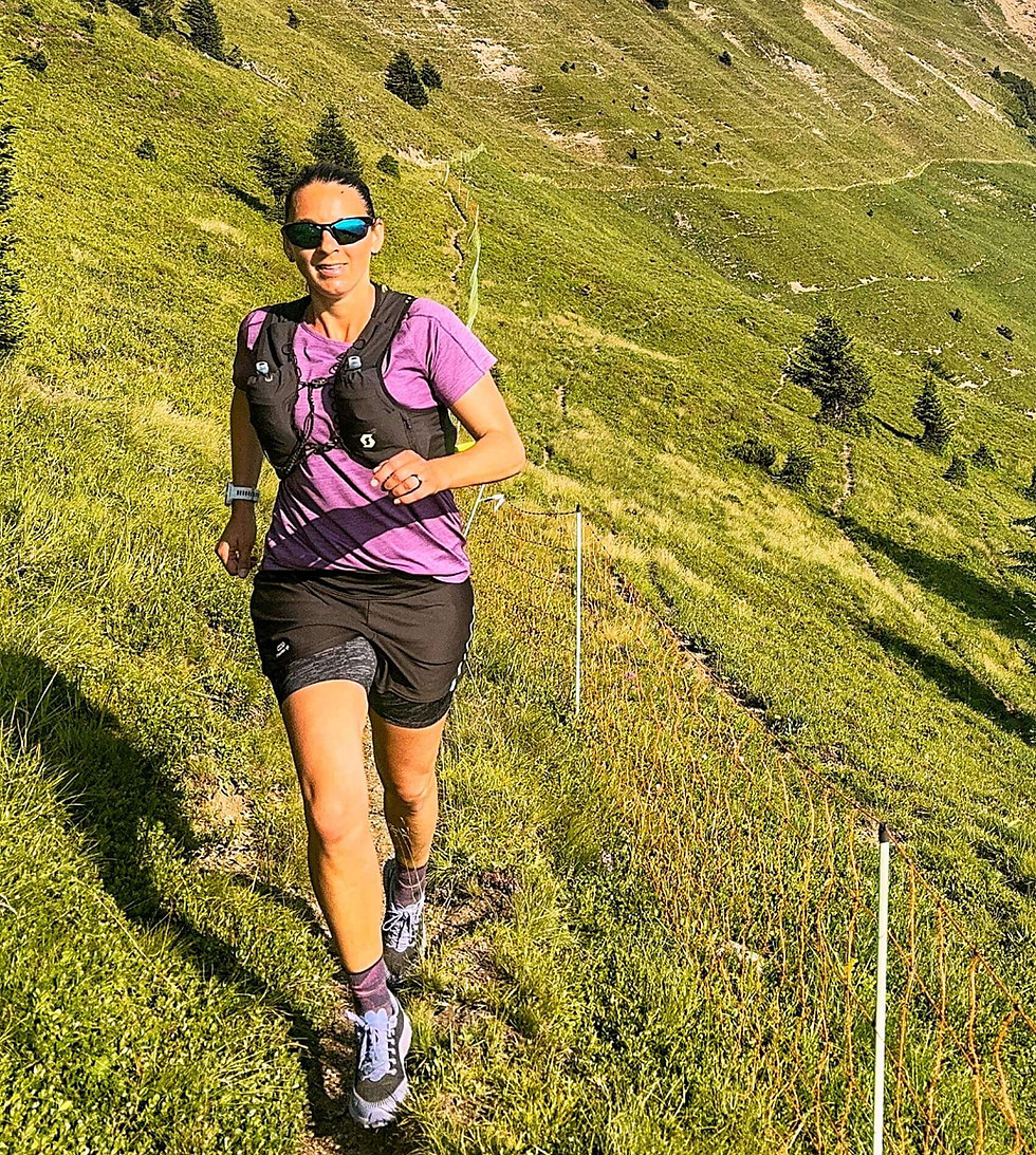 Angelika bei einer Trailrunning Tour