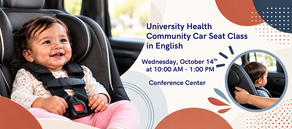 University Health Community Car Seat Class in English