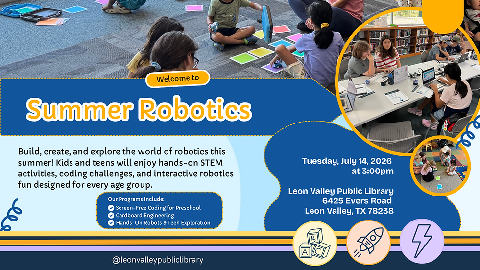 Summer Robotics Club