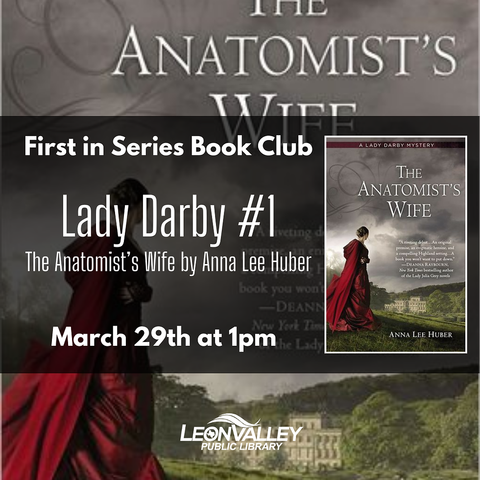 First in Series Book Club