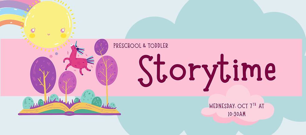 Preschool & Toddler Storytime