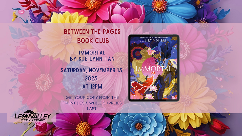Between the Pages Book Club: Immortal