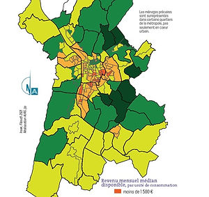 Portrait du territoire métropolitain : revenus & précarités