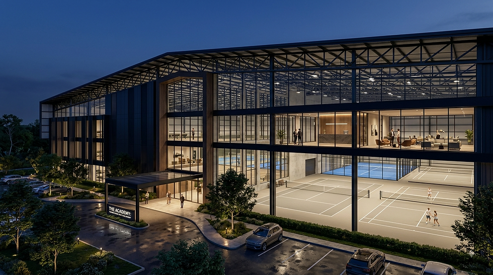 แนวคิด Sport Facility สำหรับ Workshop ลงทุนสนามกีฬา Badminton Pickleball Padel และ Tennis