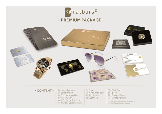 Paquetes Premium de Karatbars.