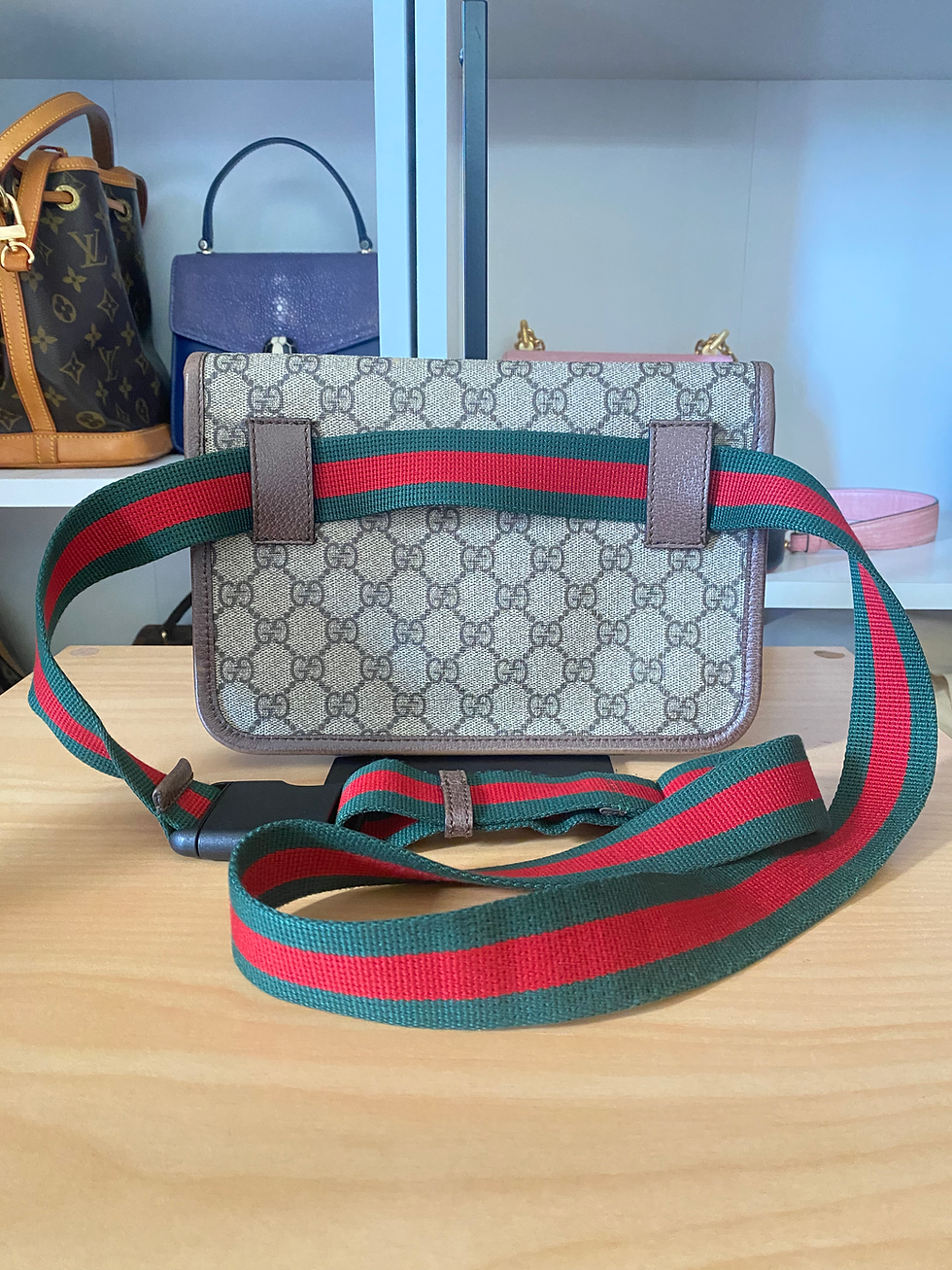 Thumbnail: Gucci GG Supreme Coated Canvas Neo Vintage Belt 