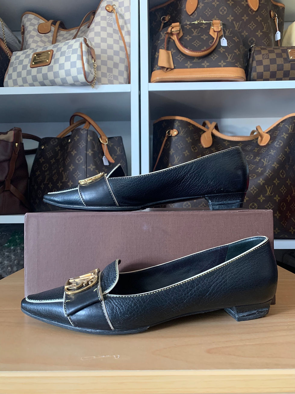 Thumbnail: Louis Vuitton Suhali Flats