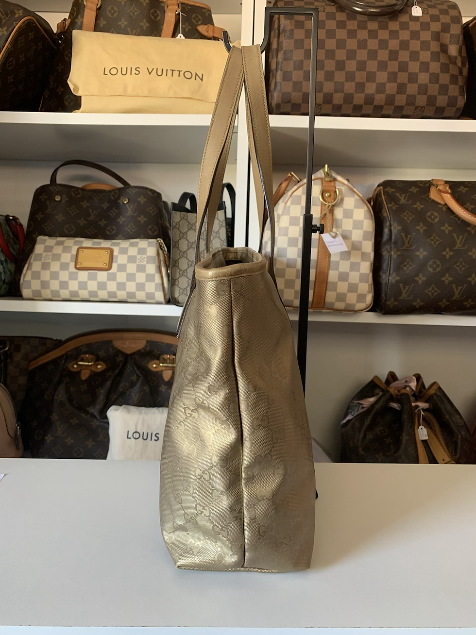 Thumbnail: Gucci GG Imprime Coated Canvas Tote Bag